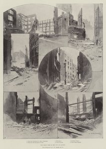 Le grand incendie de la ville de Londres